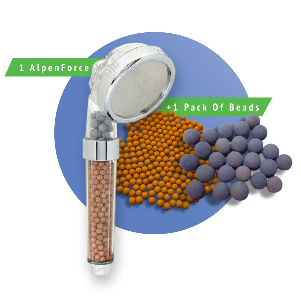 AlpenForce — Versatile ECO-Showerhead with An Additional Pack of Filtration Beads