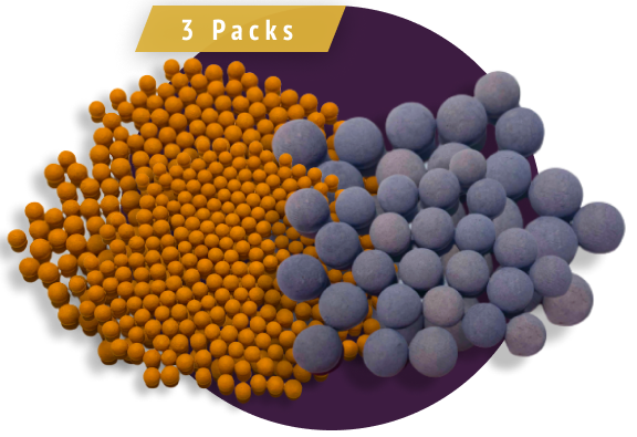 6 Months Worth of Filtration Beads (3 Packs)